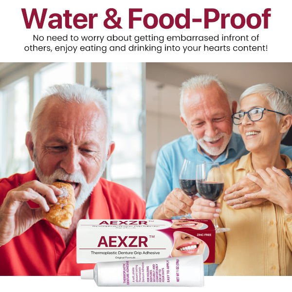 🔥2024 North America Best Seller TOP1🔥AEXZR™ Thermoplastic Denture Grip Adhesive