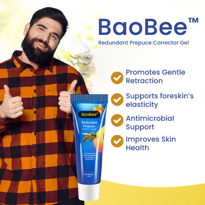 BaoBee™ Redundant Prepuce Corrector Gel(⏰𝐋𝐢𝐦𝐢𝐭𝐞𝐝 𝐭𝐢𝐦𝐞 𝐝𝐢𝐬𝐜𝐨𝐮𝐧𝐭 𝐋𝐚𝐬𝐭 𝟑𝟎 𝐦𝐢𝐧𝐮𝐭𝐞𝐬⏰)