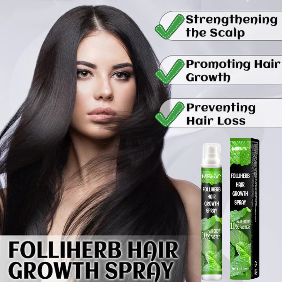 🔥6K units sold per day in the Americas HAIRENEW™ FolliHerb Hair Growth Spray