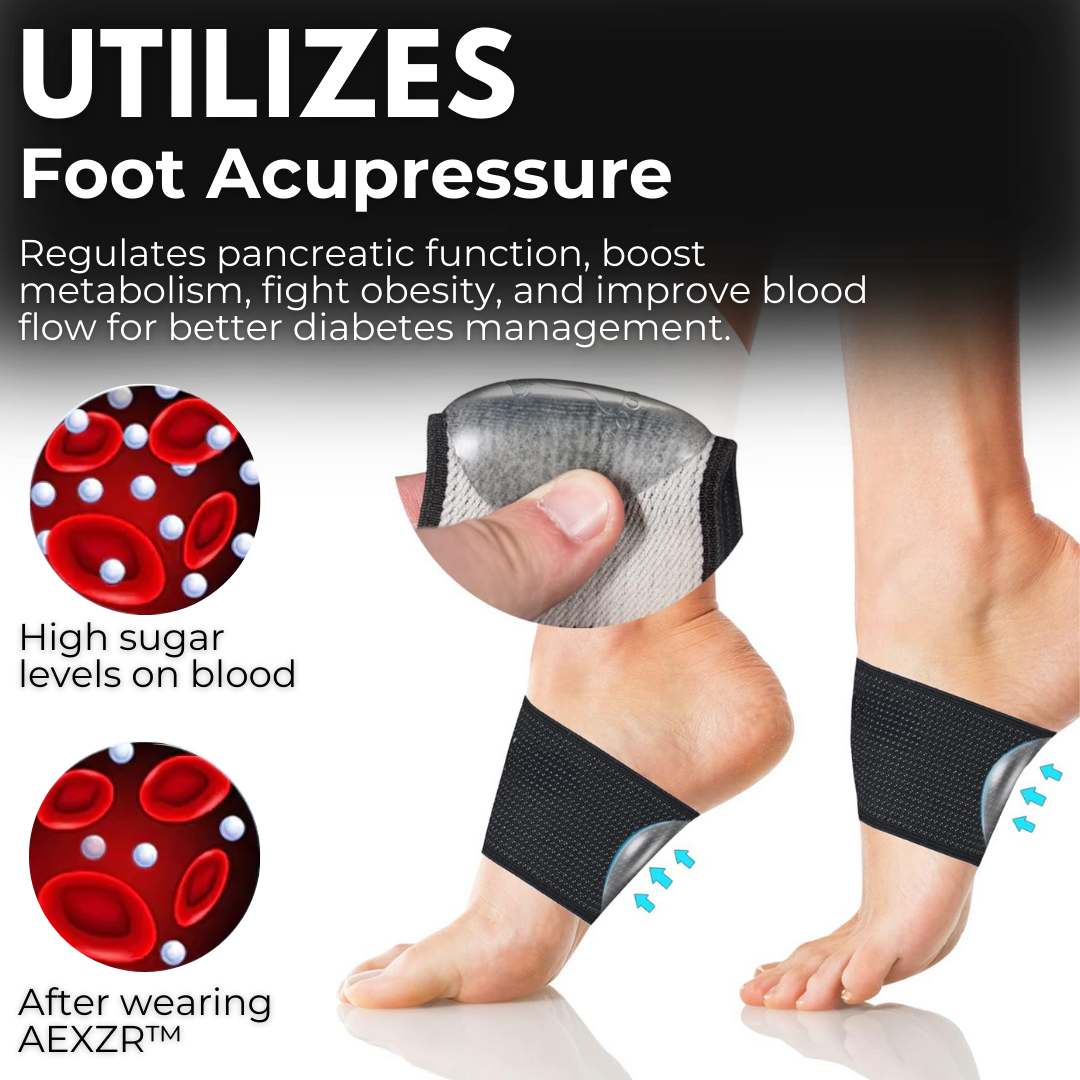 🔥2024 HOT SALE🔥AEXZR™ Sugar Regulating Acupressure Foot Pads