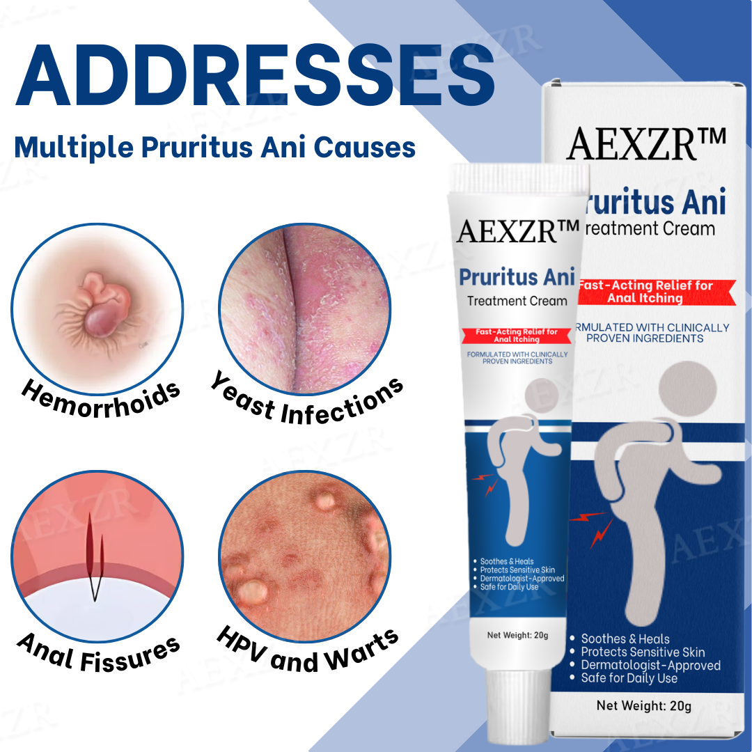 AEXZR™ Pruritus Ani Treatment Cream(⏰𝐋𝐢𝐦𝐢𝐭𝐞𝐝 𝐭𝐢𝐦𝐞 𝐝𝐢𝐬𝐜𝐨𝐮𝐧𝐭 𝐋𝐚𝐬𝐭 𝟑𝟎 𝐦𝐢𝐧𝐮𝐭𝐞𝐬⏰)