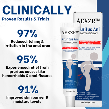 AEXZR™ Pruritus Ani Treatment Cream(⏰𝐋𝐢𝐦𝐢𝐭𝐞𝐝 𝐭𝐢𝐦𝐞 𝐝𝐢𝐬𝐜𝐨𝐮𝐧𝐭 𝐋𝐚𝐬𝐭 𝟑𝟎 𝐦𝐢𝐧𝐮𝐭𝐞𝐬⏰)